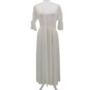 Lady Leonora Nightgown Women 10 Ivory Ethereal Delicate Romantic Feminine Dreamy